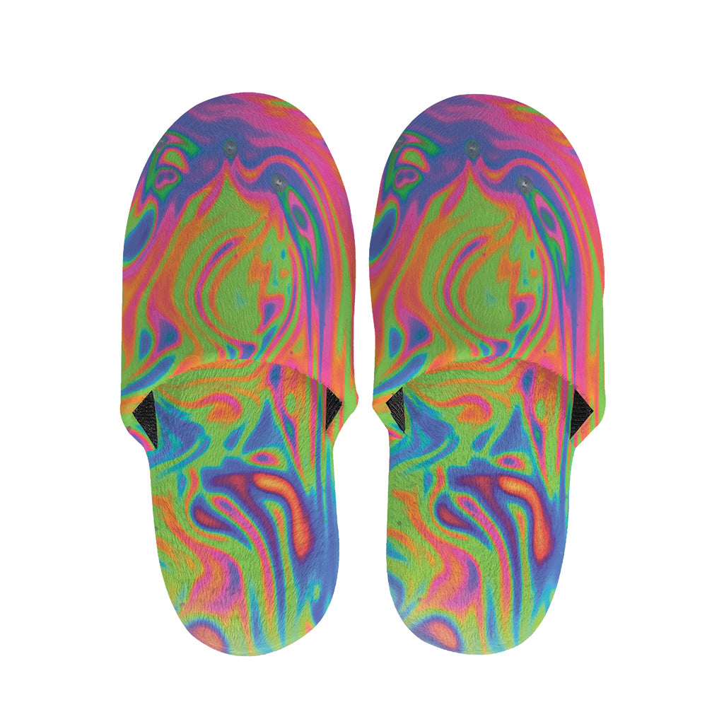 Psychedelic Bubble Print Slippers