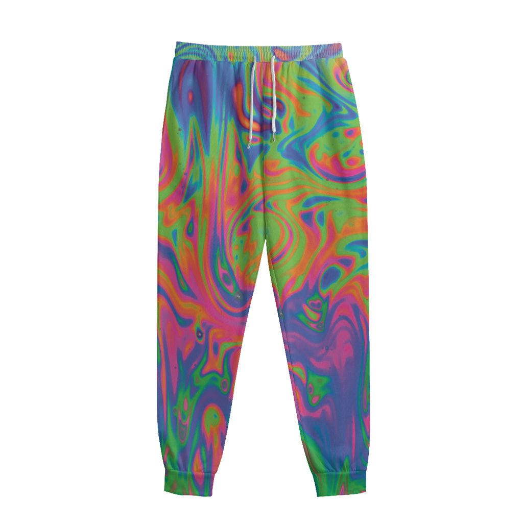 Psychedelic Bubble Print Sweatpants