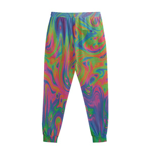 Psychedelic Bubble Print Sweatpants