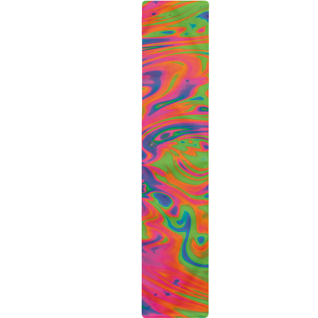 Psychedelic Bubble Print Table Runner
