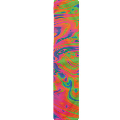 Psychedelic Bubble Print Table Runner