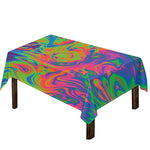 Psychedelic Bubble Print Tablecloth