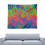 Psychedelic Bubble Print Tapestry