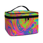 Psychedelic Bubble Print Travel Makeup Bag