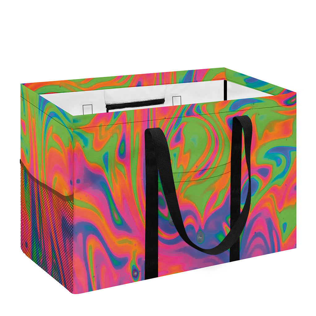 Psychedelic Bubble Print Utility Tote Bag