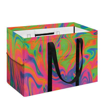 Psychedelic Bubble Print Utility Tote Bag