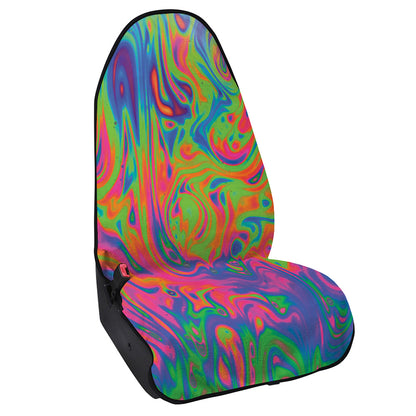Psychedelic Bubble Print Waterproof Car Seat Cover