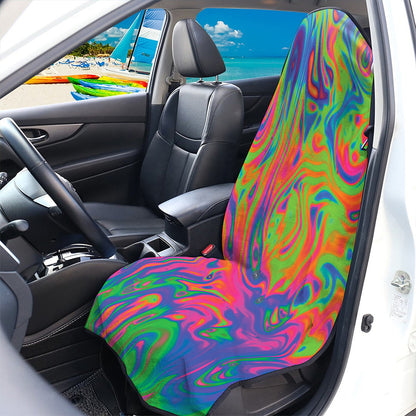 Psychedelic Bubble Print Waterproof Car Seat Cover