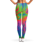 Psychedelic Bubble Print Women's Leggings