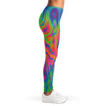 Psychedelic Bubble Print Women's Leggings
