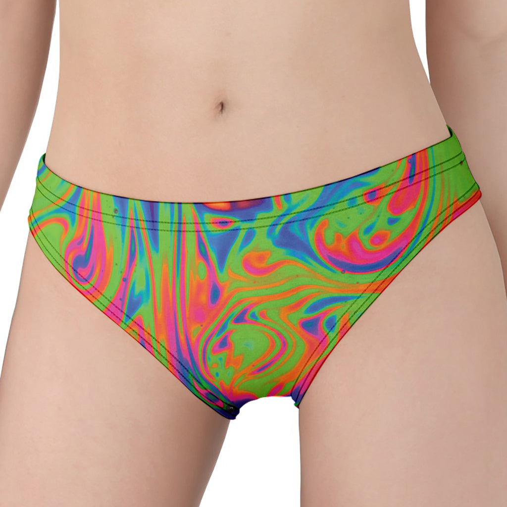 Psychedelic Bubble Print Women's Panties