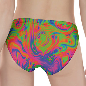 Psychedelic Bubble Print Women's Panties