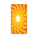 Psychedelic Burning Sun Print Baby Crib Sheet