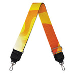 Psychedelic Burning Sun Print Bag Strap