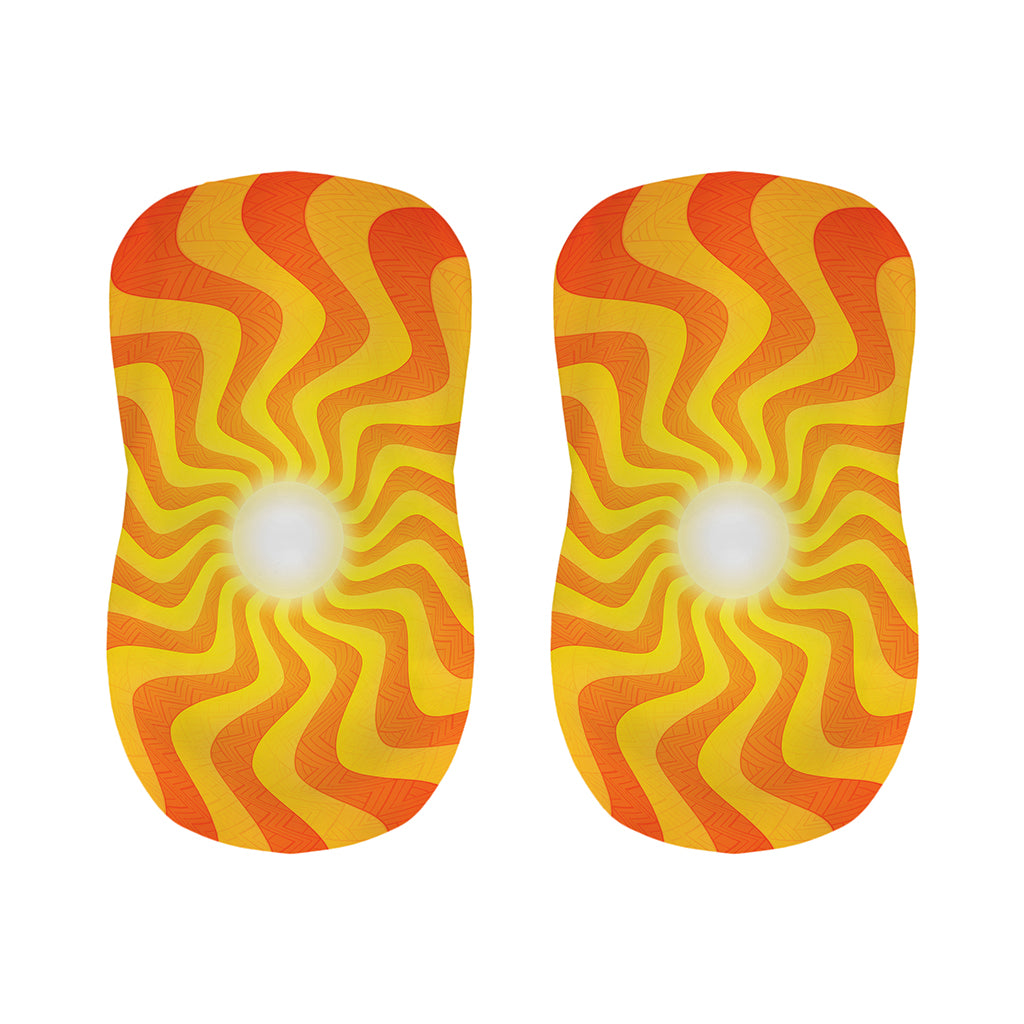Psychedelic Burning Sun Print Bar Stool Covers