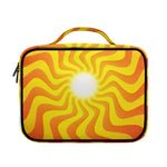 Psychedelic Burning Sun Print Briefcase Bible Bag