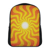 Psychedelic Burning Sun Print Casual Backpack