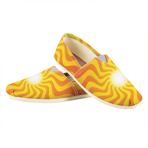 Psychedelic Burning Sun Print Casual Shoes