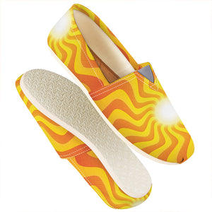 Psychedelic Burning Sun Print Casual Shoes