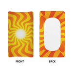 Psychedelic Burning Sun Print Changing Pad Cover