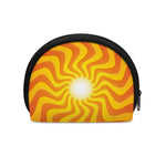 Psychedelic Burning Sun Print Coin Purse
