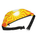 Psychedelic Burning Sun Print Fanny Pack