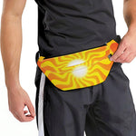 Psychedelic Burning Sun Print Fanny Pack