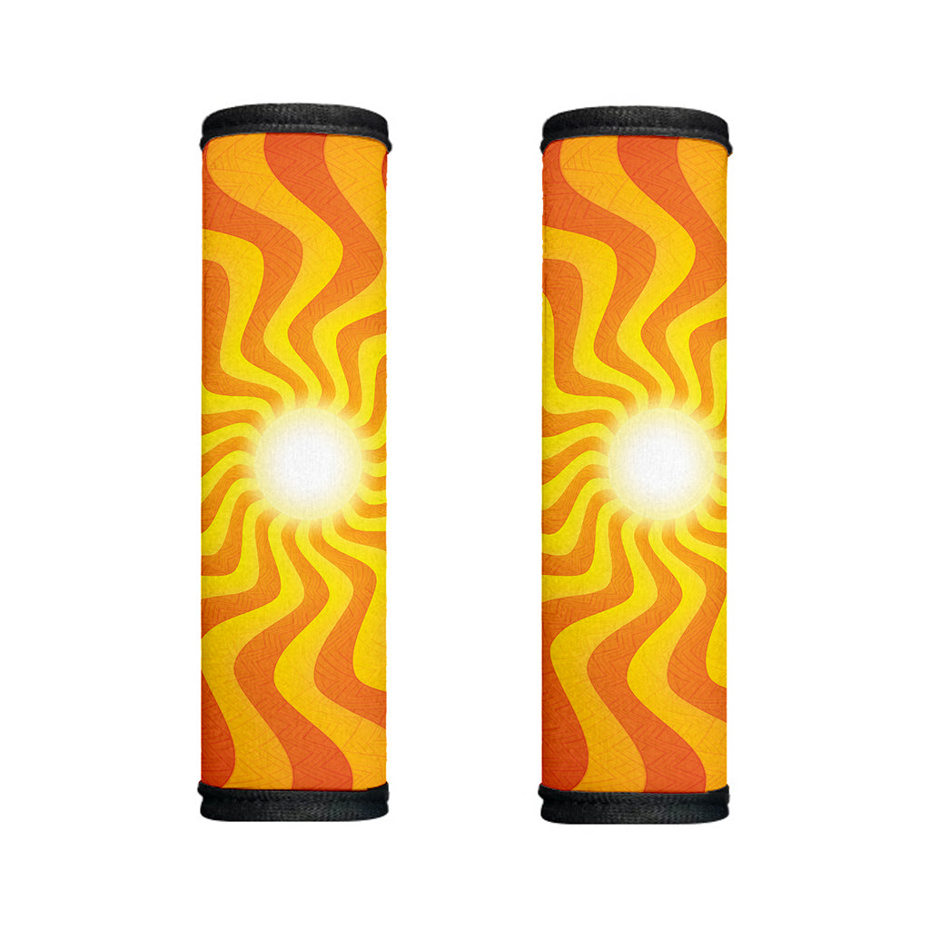 Psychedelic Burning Sun Print Handle Covers