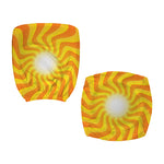 Psychedelic Burning Sun Print Office Chair Cover