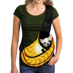 Psychedelic Burning Sun Print Pet Sling Carrier