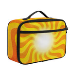 Psychedelic Burning Sun Print Portable Lunch Bag