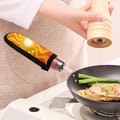 Psychedelic Burning Sun Print Skillet Handle Cover