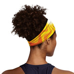 Psychedelic Burning Sun Print Sports Headband