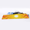 Psychedelic Burning Sun Print Sports Towel