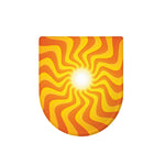 Psychedelic Burning Sun Print Toilet Lid Cover