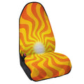 Psychedelic Burning Sun Print Waterproof Car Seat Cover