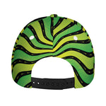 Psychedelic Cannabis Leaf Print Baseball Cap