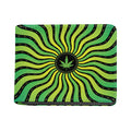 Psychedelic Cannabis Leaf Print Bifold Wallet