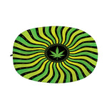 Psychedelic Cannabis Leaf Print Car Side Mirror Covers