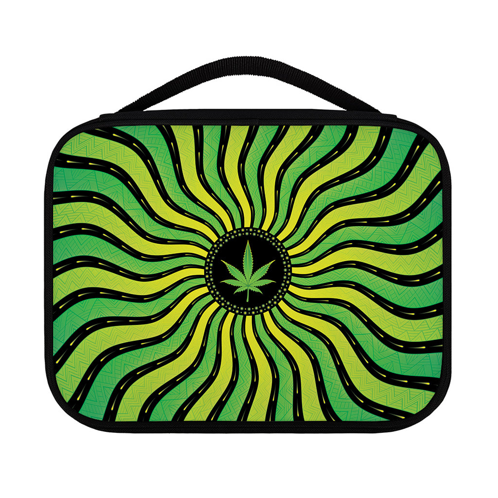 Psychedelic Cannabis Leaf Print Classic Bible Case