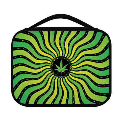 Psychedelic Cannabis Leaf Print Classic Bible Case