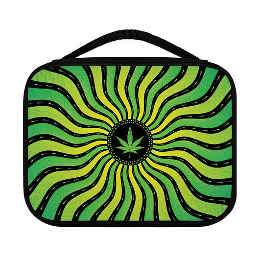 Psychedelic Cannabis Leaf Print Classic Bible Case