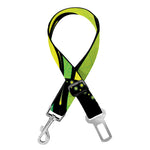 Psychedelic Cannabis Leaf Print Dog Seat Belt