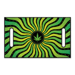 Psychedelic Cannabis Leaf Print Golf Cart Seat Cover