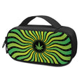 Psychedelic Cannabis Leaf Print Portable Cooler Travel Case