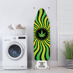 Psychedelic Cannabis Leaf Print Ironing Board Cover