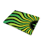 Psychedelic Cannabis Leaf Print Pet Cooling Mat Cover