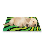 Psychedelic Cannabis Leaf Print Pet Cooling Mat Cover