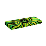 Psychedelic Cannabis Leaf Print Piano Keyboard Cover
