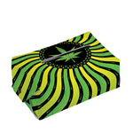 Psychedelic Cannabis Leaf Print Rectangle Tissue Box Cover
